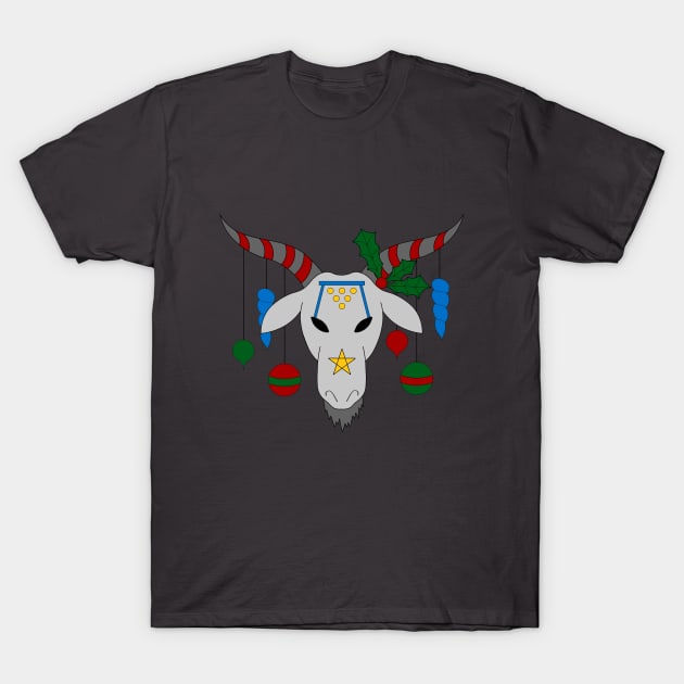 Yule Goat T-Shirt by Jaq of All